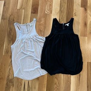 Set of two burnout swing tank tops size medium